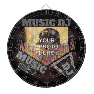 Tabla Dardos Dartboard Personalizado Music DJ