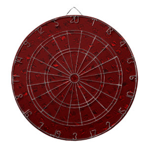 Tabla Dardos Dartboard Red Decorative