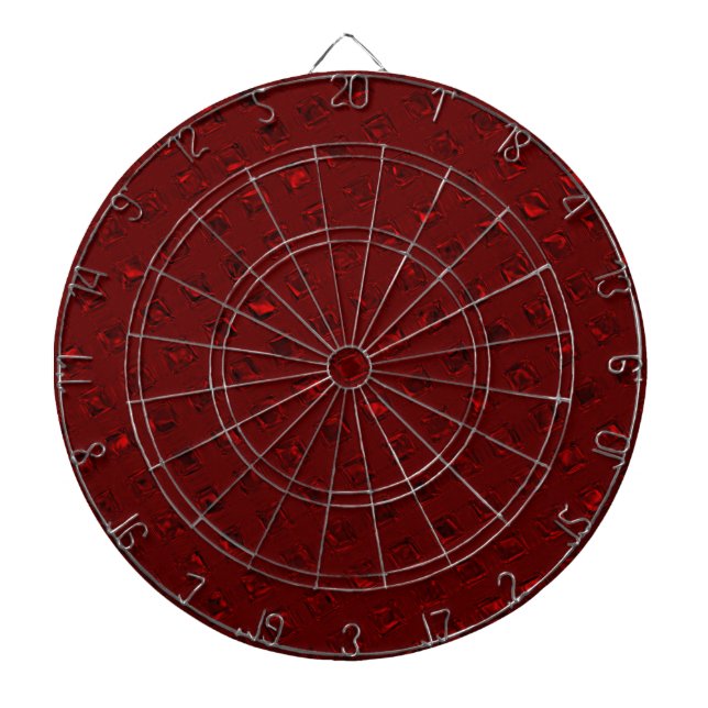 Tabla Dardos Dartboard Red Decorative (Frente)