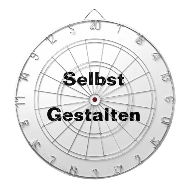 Tabla Dardos Dartscheibe Selbst Gestalten - Vorlage (Frente)