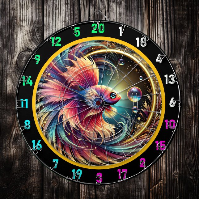 Tabla Dardos Decor radiante do quadro luminoso Betta (Criador carregado)