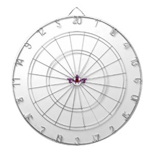 Tabla Dardos Decoração magenta avermelhada