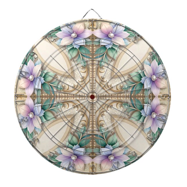 Tabla Dardos Decorative Floral Dartboard (Frente)