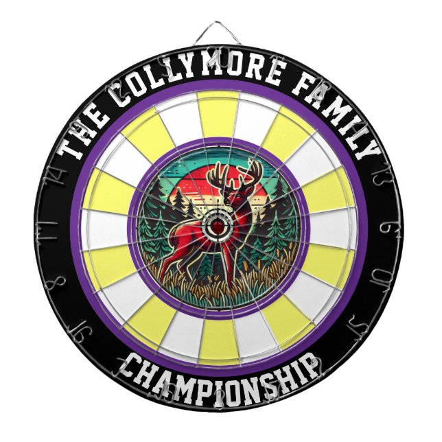 Tabla Dardos Deer in Forest Wall Decor (Frente)