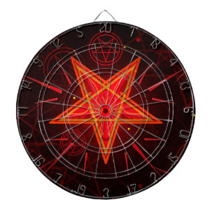 Tabla Dardos demônio neon