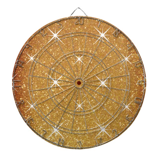 Tabla Dardos Design de dartboard brilhante dartboard dourado ci (Frente)