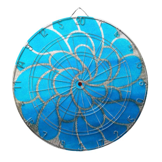 Tabla Dardos Design de Lua Azul (Frente)