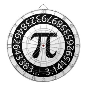 Tabla Dardos DESIGN DE TEXTO Pi - Símbolo matemático