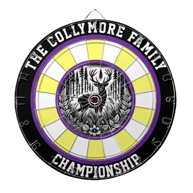 Tabla Dardos Destino de Veado em Forest Precision (Frente)