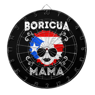 Tabla Dardos Dia das mães do Mama Bandeira do Puerto Rico