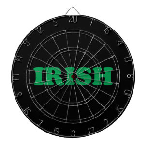 Tabla Dardos Dia de São Patrício, o negro verde irlandês