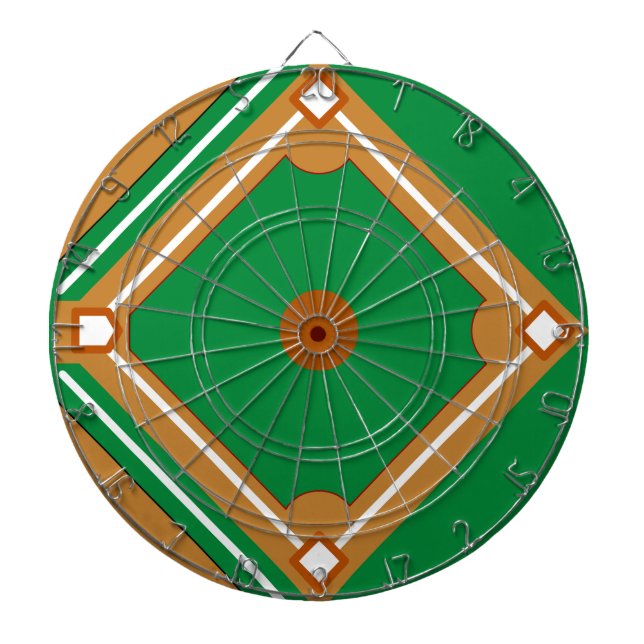 Tabla Dardos Diamante de Baseball (Frente)