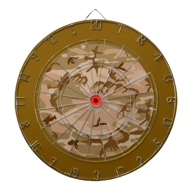 Tabla Dardos Direção de Arte do Desert Sand Camouflage (Frente)