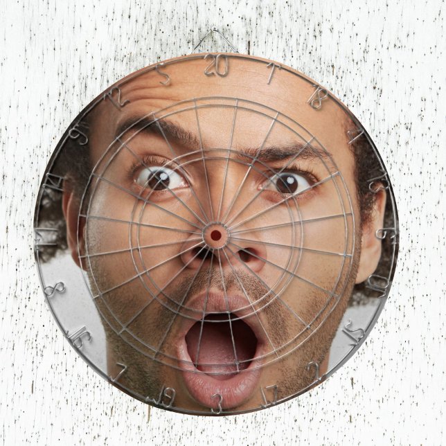 Tabla Dardos Diversão com Foto Personalizada (Personalized Photo Fun Dart Board)