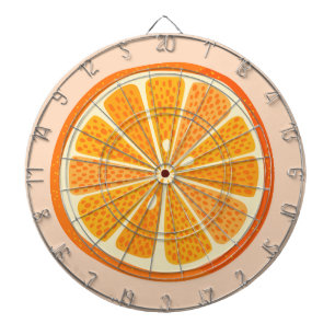 Tabla Dardos Diversão de Fruta Citrus Orange