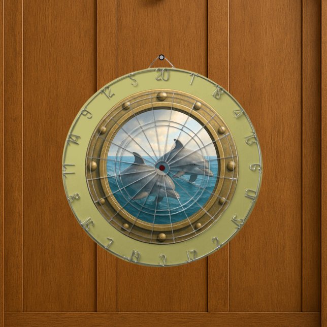 Tabla Dardos Dolphins Dark Khaki Dartboard (Criador carregado)