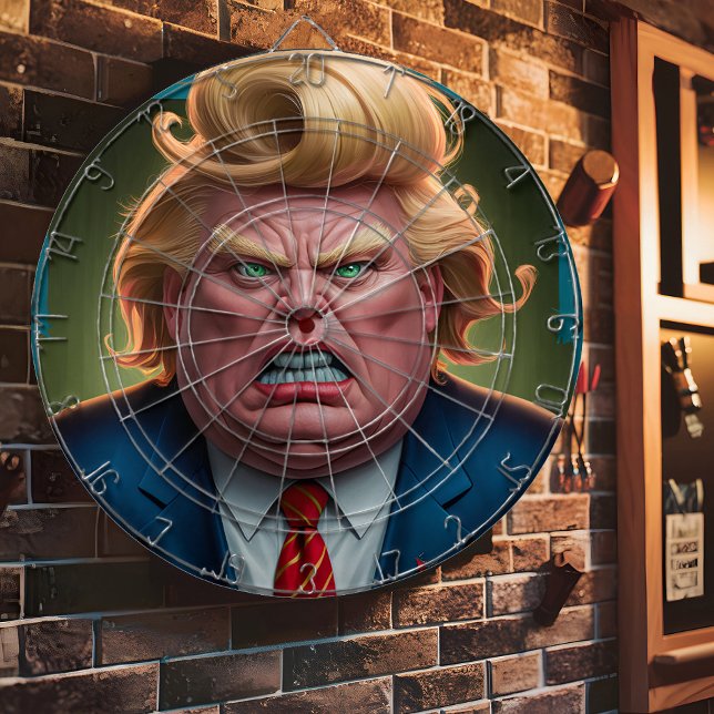 Tabla Dardos Donald Trump Diversão Dartboard Apresentando Um Po (Criador carregado)