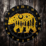 Tabla Dardos Dourado Bear Dart Board: Jogo Changer<br><div class="desc">1. Elevem a sala de jogos ou a caverna masculina com este conselho preto e dart impressionante, uma combinação perfeita de funcionalidade e artista. A peça central dessa única design apresenta um urso majestoso de ouro, intricadamente detalhado, colocado sobre um pano de fundo de torres e uma lua luminosa. O...</div>