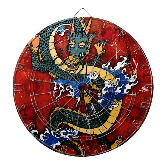 Tabla Dardos Dragão Japonês (Frente)