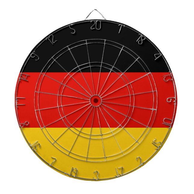 Tabla Dardos Drapeau Allemagne tricolore (Frente)