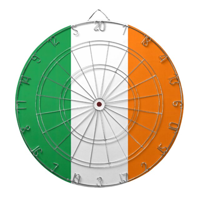 Tabla Dardos Drapeau Irlande Tricolore (Frente)