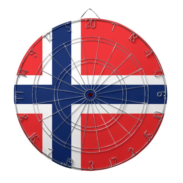Tabla Dardos Drapeau Norvège (Frente)