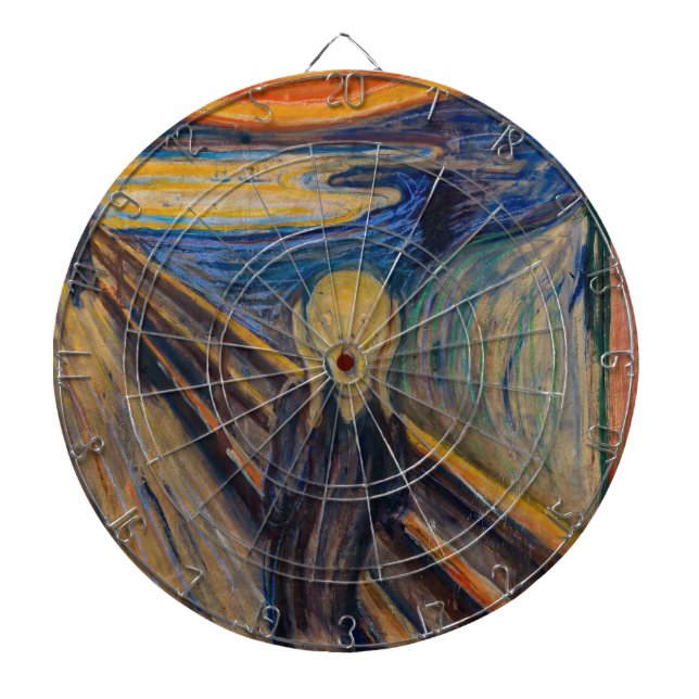 Tabla Dardos Edvard Munch - O Gritar 1893 (Frente)