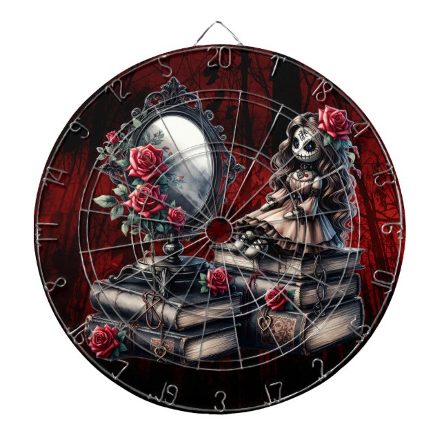 Tabla Dardos Ela está assistindo (Frente)