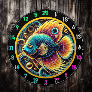 Tabla Dardos Elegante Betta Dartboard Wall Display