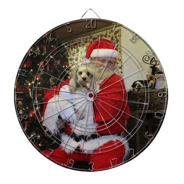 Tabla Dardos Em borracha e papai noel (Frente)