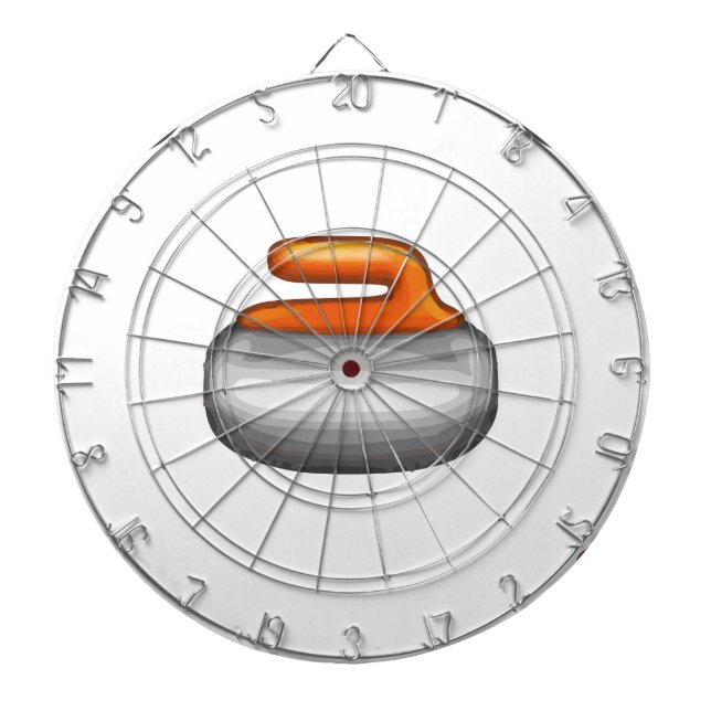 Tabla Dardos Emoji Curling Stone (Frente)