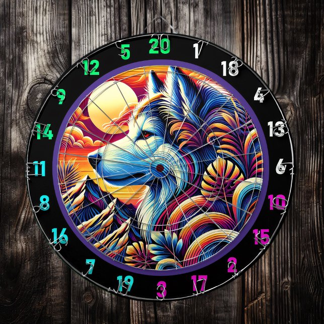 Tabla Dardos Ênfase da parede de picos do Rouco norte (Criador carregado)