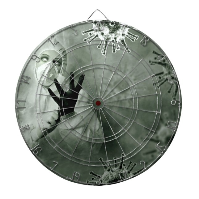 Tabla Dardos Enfermeiro de Coronavírus (Frente)