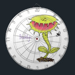 Tabla Dardos Engraçado carnívoro Venus mosca cartoon<br><div class="desc">Para amantes de plantas carnívoras. Esta design apresenta nossa engraçada armadilha de Vênus desenhada no estilo de ilustração de desenho de desenho de bobo.</div>