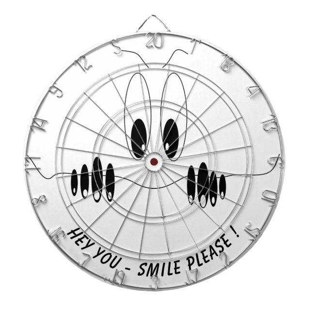 Tabla Dardos Engraçado Dart Board Dift Gift Curiosity Eyes - So (Frente)