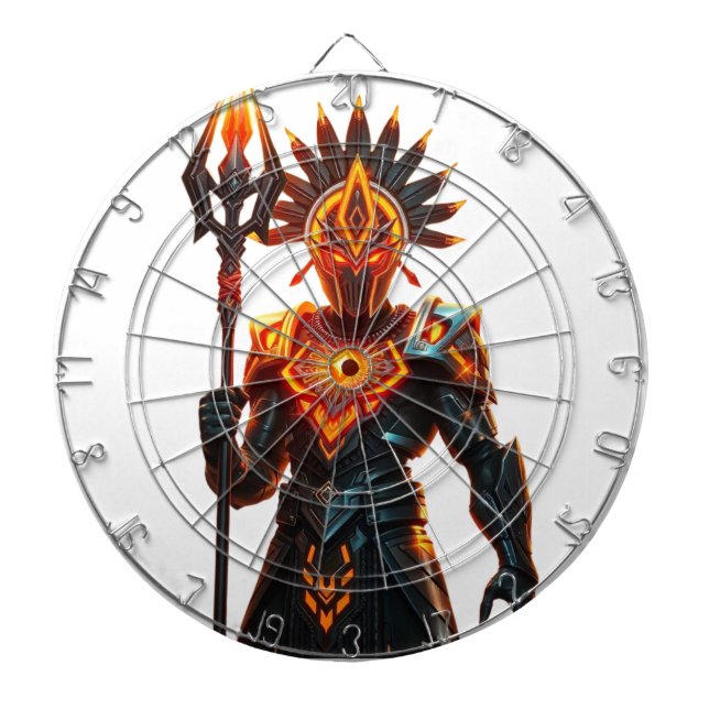 Tabla Dardos Epic Futurística Warrior Dartboard (Frente)