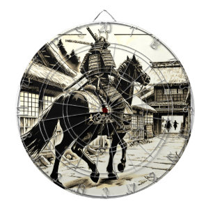 Tabla Dardos Epic Samurai Rider Impressão de Arte de Manga