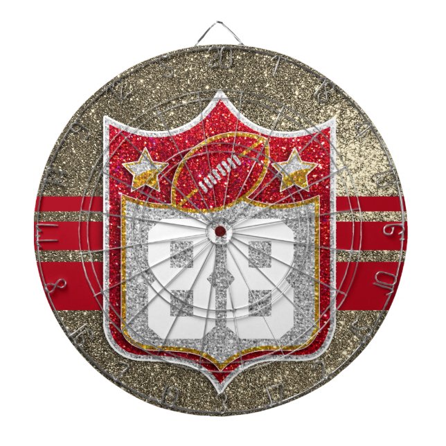 Tabla Dardos Equipe dos EUA Esporte Red e Futebol Dourado (Frente)