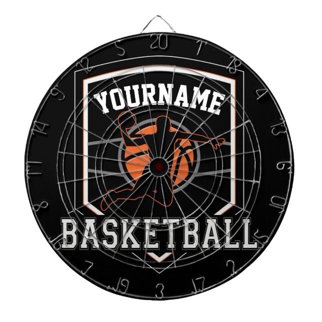 Tabla Dardos Equipe Personalizada de Jogador de Basquete (Frente)
