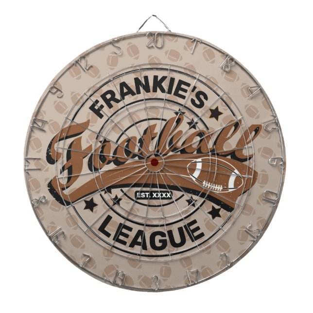 Tabla Dardos Equipe Personalizada de Jogadores da Liga de Futeb (Frente)