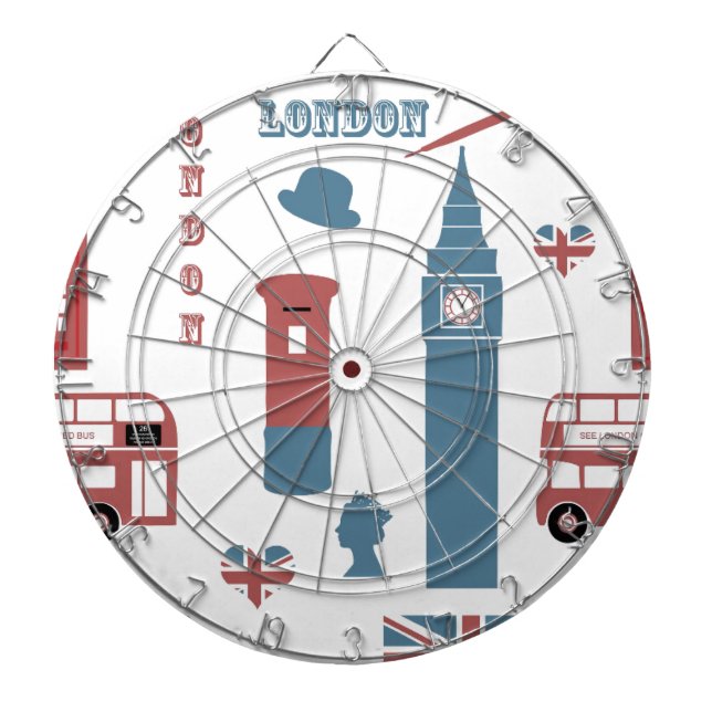 Tabla Dardos Especial de Londres (Frente)