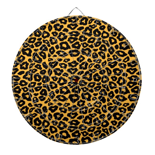 Tabla Dardos Estampa de leopardo Mod (Frente)