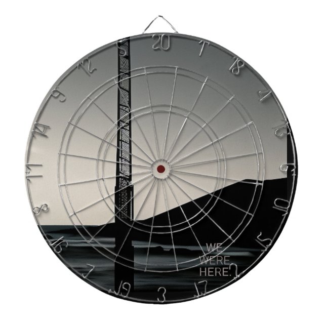 Tabla Dardos Estávamos aqui, dartboard (Frente)
