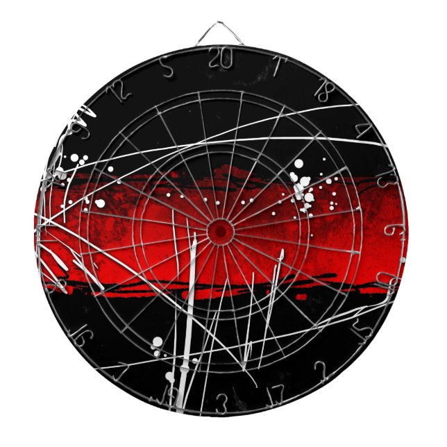 Tabla Dardos Estilo abstrato 16 (Frente)