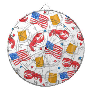 Tabla Dardos Estrela de Bandeira de Lagosta