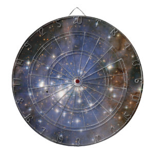 Tabla Dardos Estrelas de Diamante no Espaço Hubble na Nebulosa