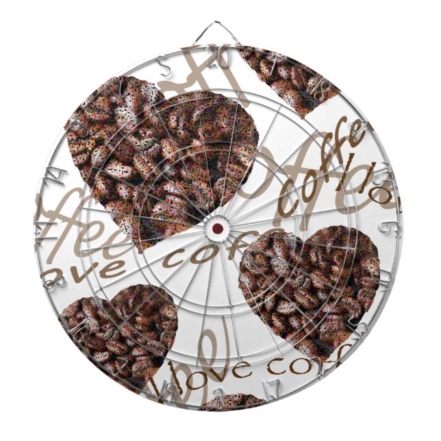 Tabla Dardos Eu Adoro Café! (Frente)