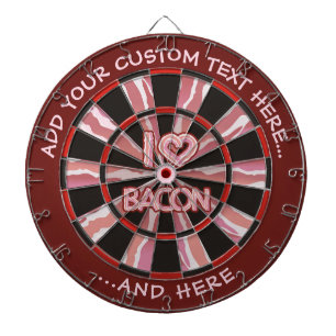 Tabla Dardos Eu Amo Bacon