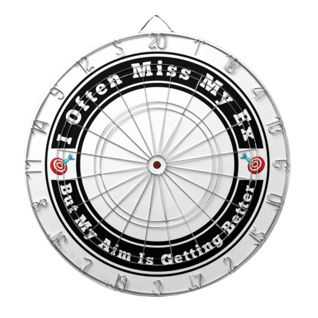 Tabla Dardos Eu frequentemente sinto falta do meu ex (Frente)