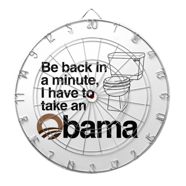 TABLA DARDOS EU TENHO QUE TOMAR UM OBAMA (Frente)